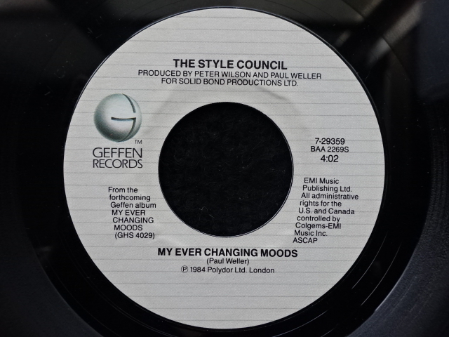*US запись EP* Style Council - My Ever Changing Moods / Mick*s Company ( рукав есть ) 1984
