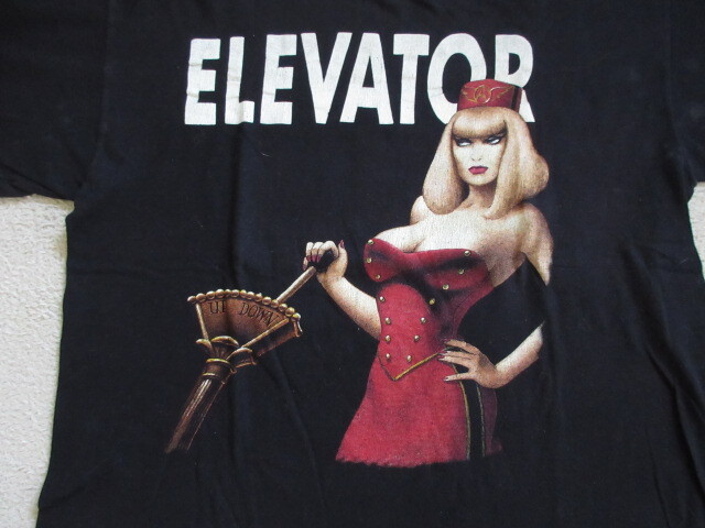 USA制 袖裾シングル ビンテージ ９０S エアロスミス AEROSMITH ELEVATOR PUMP 黒 Tシャツ VINTAGE バンドT ロックT ツアーT 古著 アメカジ
