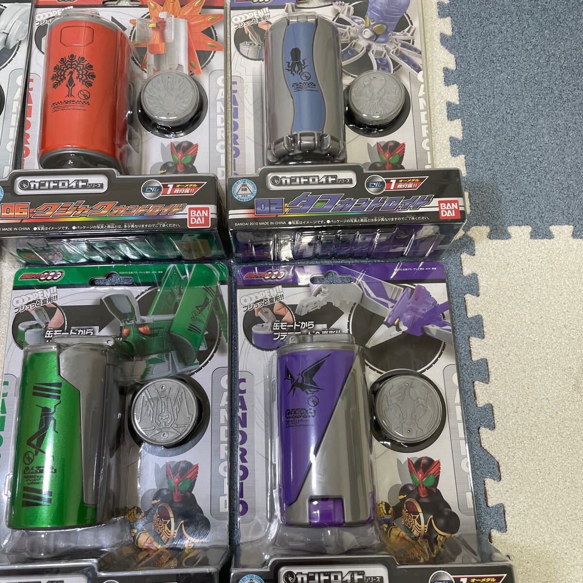 仮面ライダーオーズ バンダイ カンドロイド 付屬品 セルメダル付き 當時物 超希少 美品