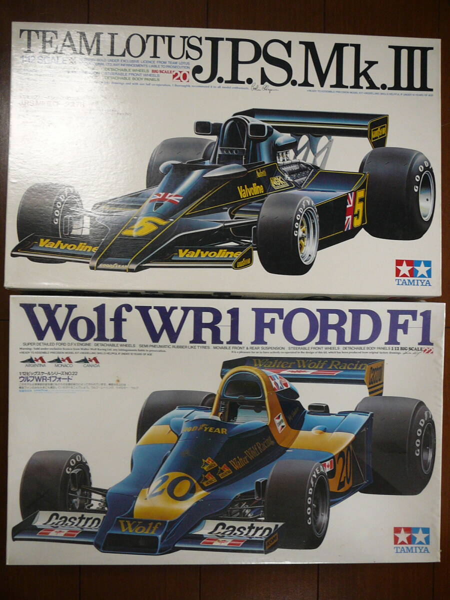 Tamiya 1/12 Lotus 78, Wolf WR1 2 комплект 