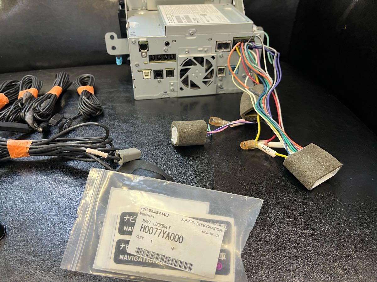 スバル純正 ナビゲーション NR-MZ300-BIN-2 2021年地図 DIATONE ダイアトーン 純正SD 外部入力付 フルセグ CD インプレッサ GK2 中古