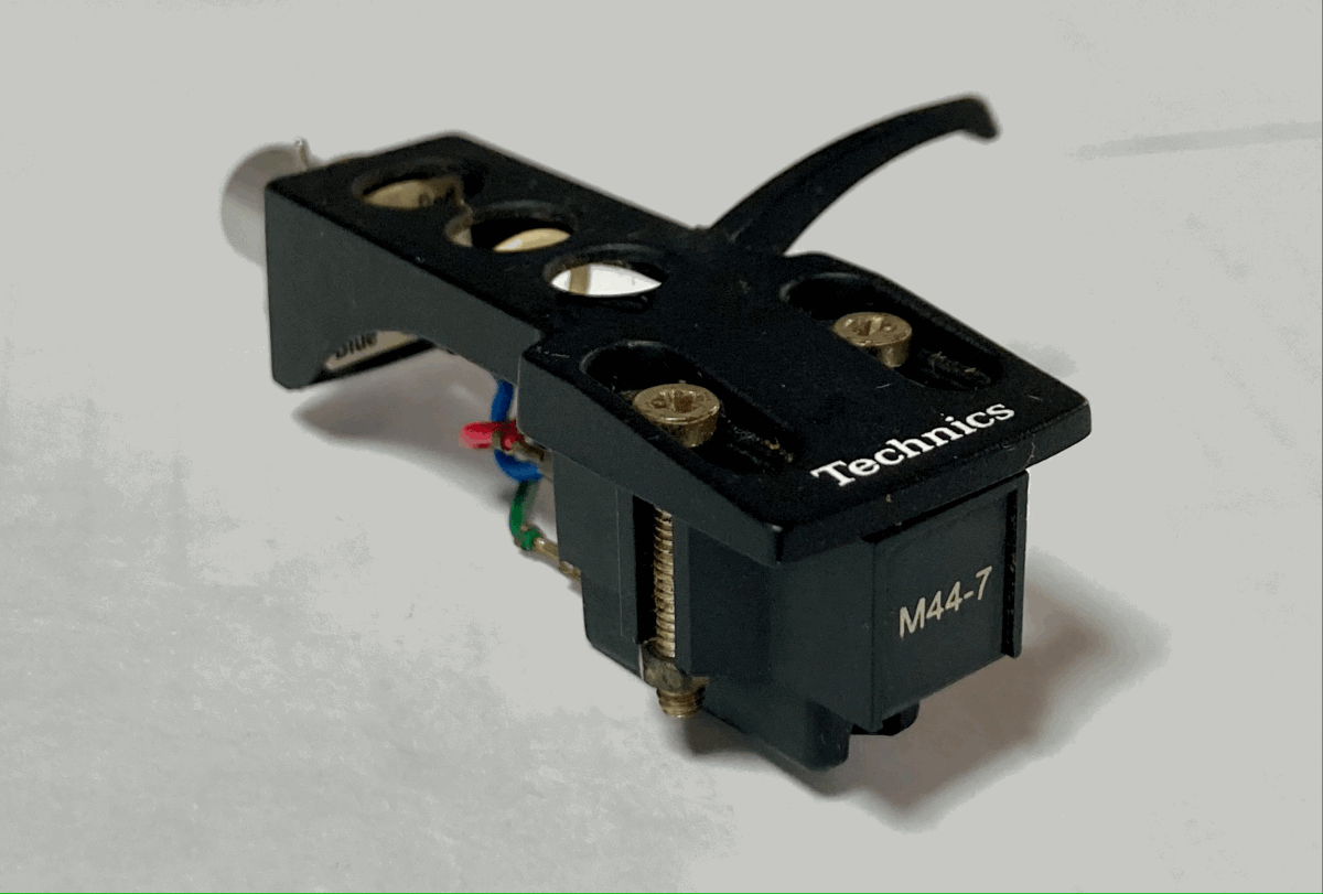 ★美品★SHURE シュアー M44-7 カートリッジ Technics ヘッドシェルセット①
