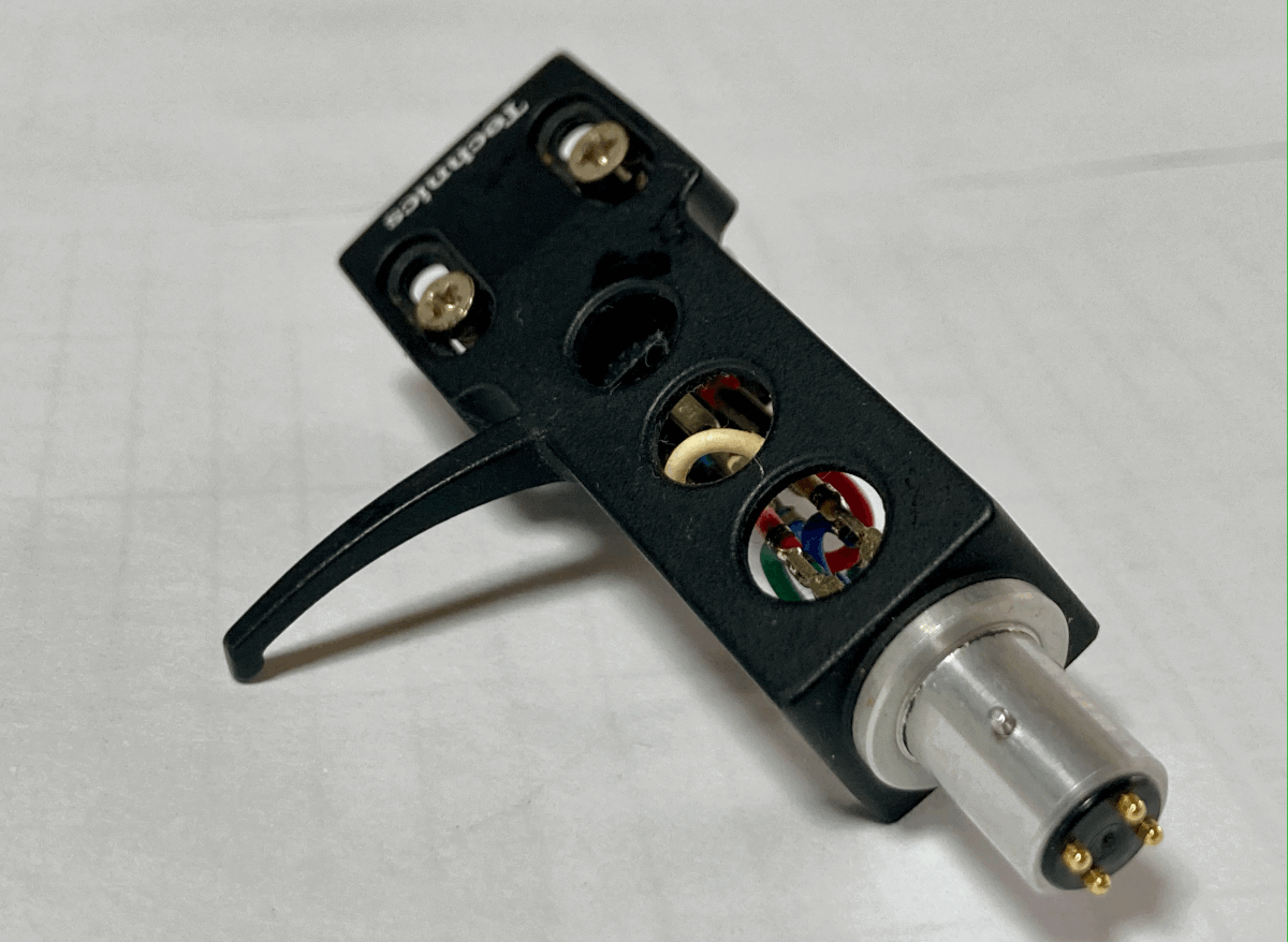 ★美品★SHURE シュアー M44-7 カートリッジ Technics ヘッドシェルセット①