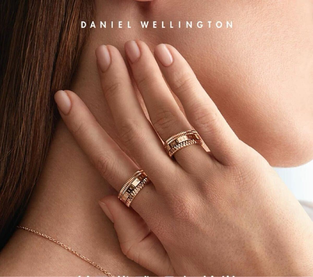 新品未使用Daniel Wellington ダニエルウェリントン リング 指輪  Elevation Ring エレベーション US6 日本サイズ11号 ゴールドピンクの画像5