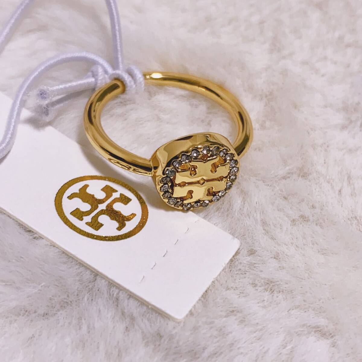 新品未使用　TB015 Tory Burch トリーバーチ　キラ　リング　US7 日本サイズ１４號(hào)