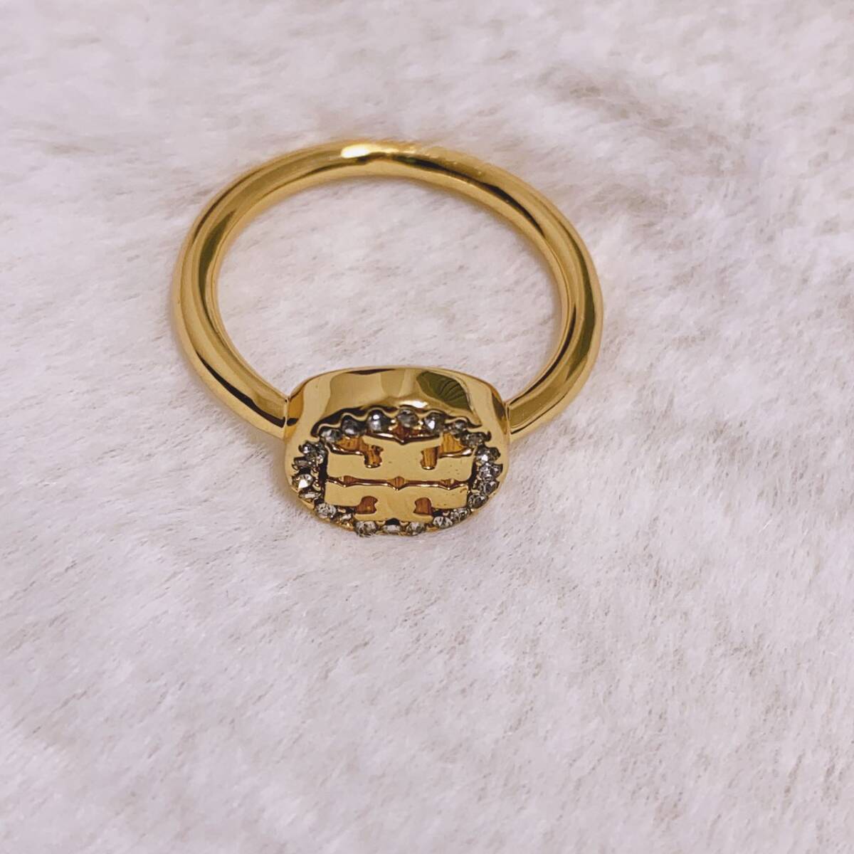 新品未使用　TB015 Tory Burch トリーバーチ　キラ　リング　US7 日本サイズ１４號(hào)