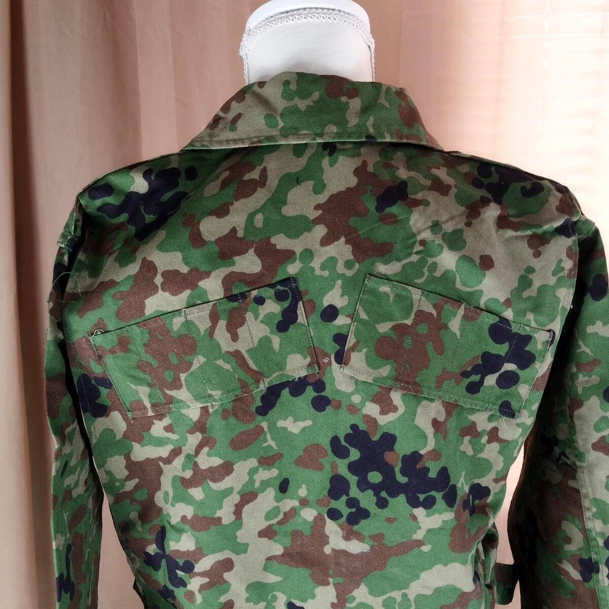 陸上自衛隊 作業服 戦闘服 上下 サイズ5Y ビニロン 自衛隊 迷彩