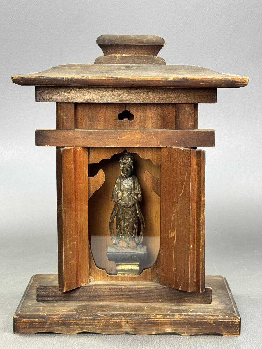 戦前【稲荷神像】神像 仏像 厨子 世界的に有名な 戦前【稲荷神像】神像 仏像 厨子 彫刻・オブジェ