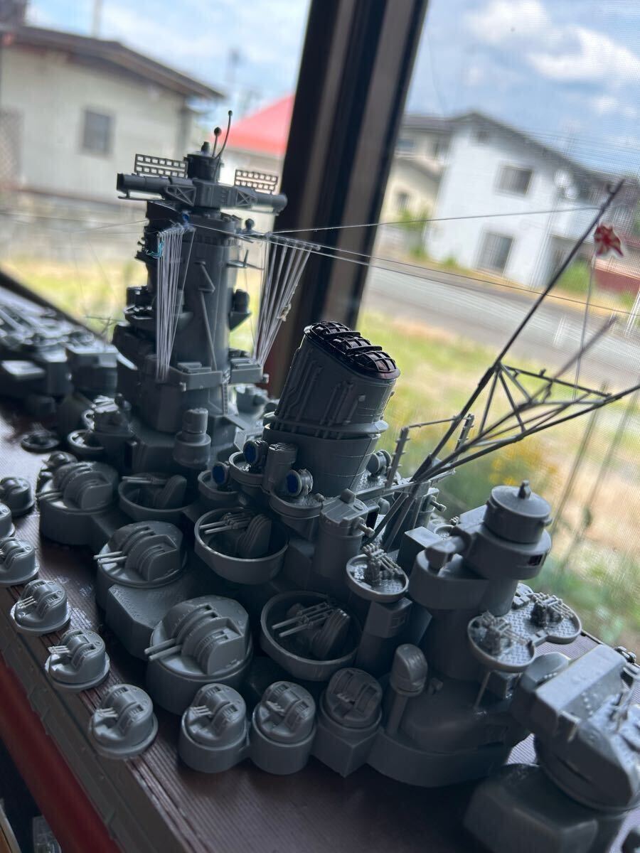 沖縄特攻戦艦大和(1m10cm)精密制作品です(新品完成2025/6/20) 本年13只目