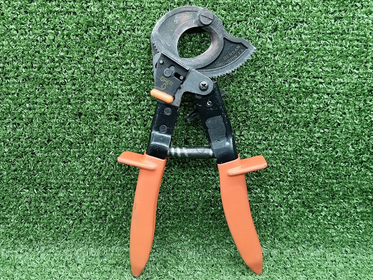 中古 DENSAN デンサン ラチェットケーブルカッター DRC-325N