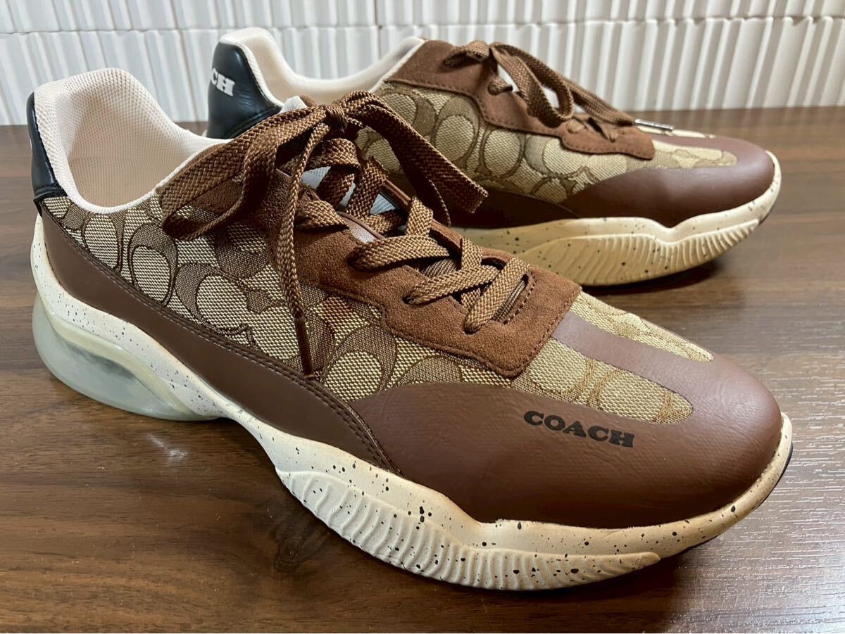 大小2008 COACH コーチ ローカット スニーカー 27㎝