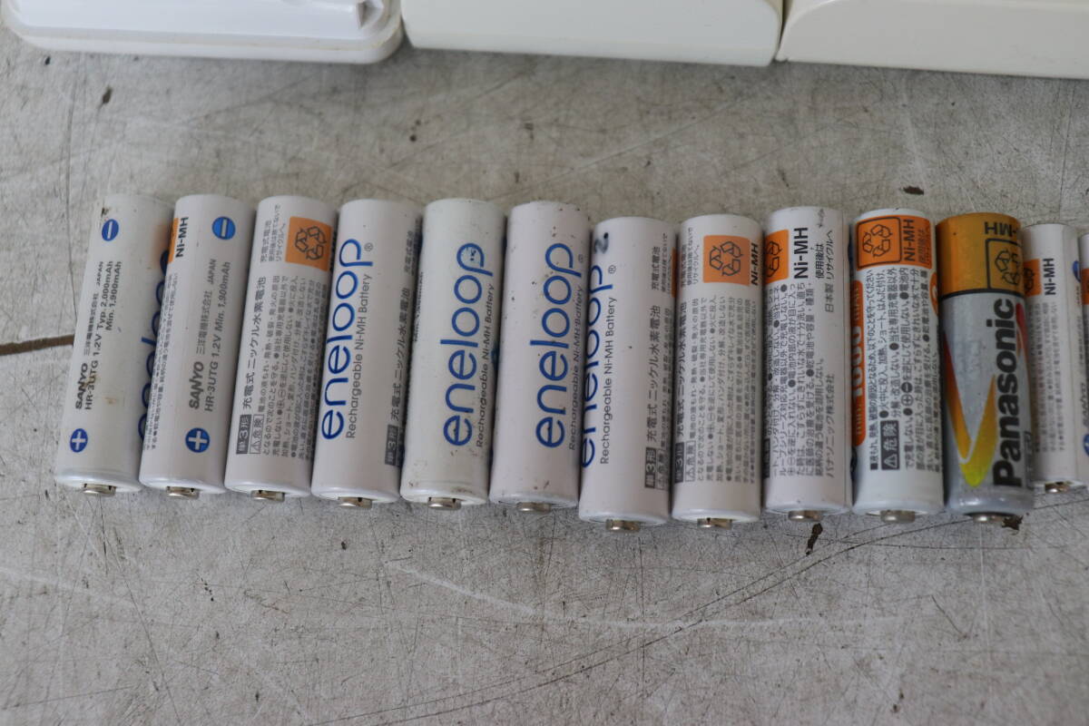 Y06/718 SANYO/Panasonic eneloop/EVOLTA зарядка батарейка / зарядное устройство совместно много комплект работоспособность не проверялась текущее состояние товар 