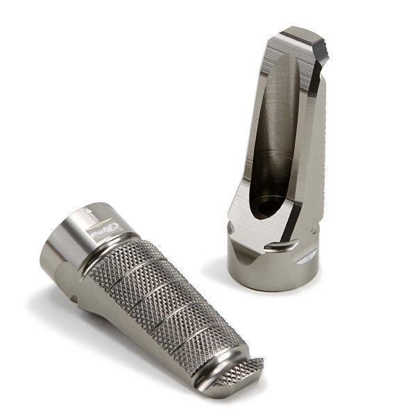 SALE! Puig 6301P RACING FOOTPEGS [SILVER] プーチ ステップバー ローレットタイプ
