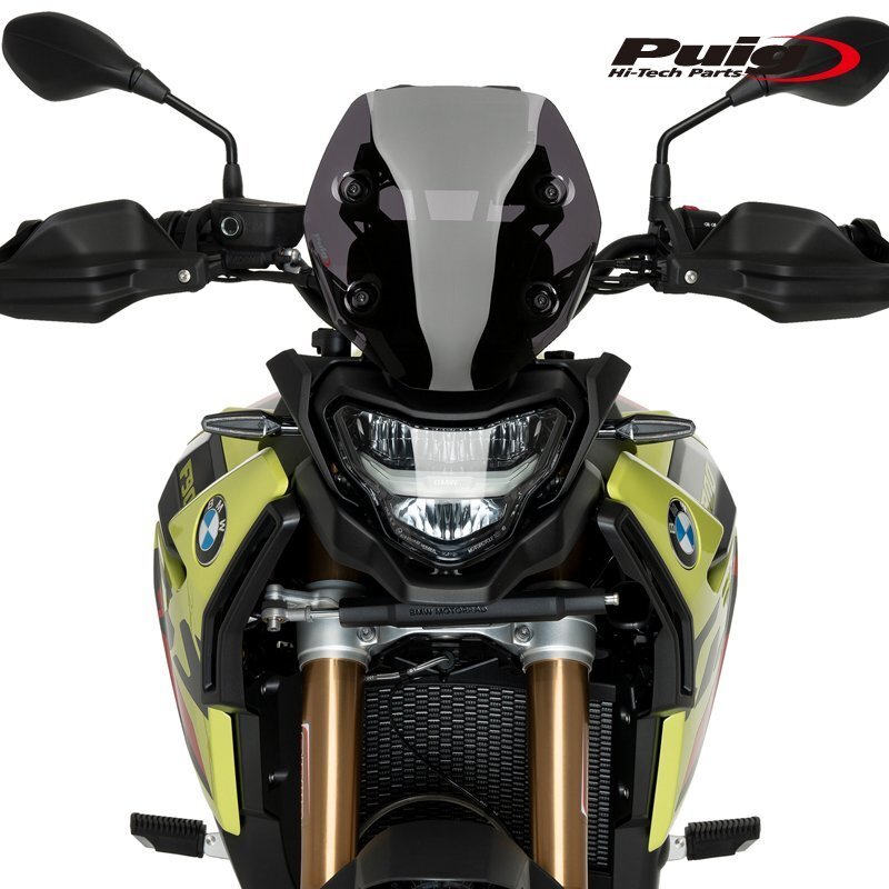  наличие есть Puig 22030F RACING-SPORT SCREEN [DARK SMOKE] BMW F900GS(24-) Poo-chi экран обтекатель 