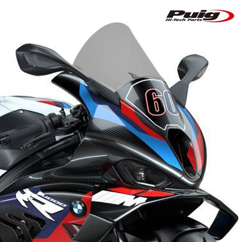  наличие есть Puig 21617HR-RACER SCREEN[SMOKE]BMW M1000RR (23-24) Poo-chi рейсинг экран 