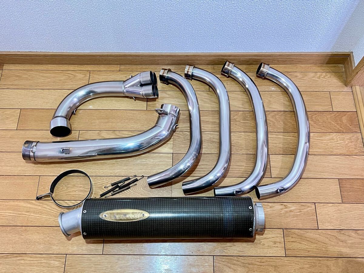 錆少なめ！　Techserfu テックサーフ ステンレスフルエキゾーストマフラー GPZ1100 ZZR1100