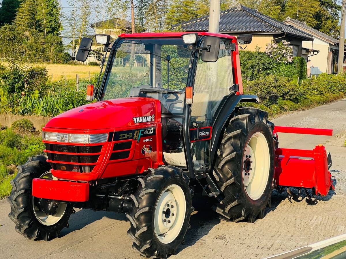 покупка в обмен на старую модель с доплатой возможность Yanmar трактор AF400J 40 лошадиные силы eko тигр кондиционер кабина Yanmar роторный USR200R есть 723H Tochigi город 