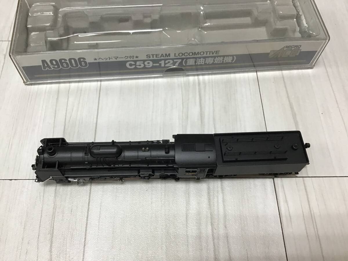 4523■ MICRO ACE マイクロエース A9606 185系 C59-127(重油専燃機(jī)) ヘッドマーク付き Nゲージ 鉄道模型 動作未確認(rèn)