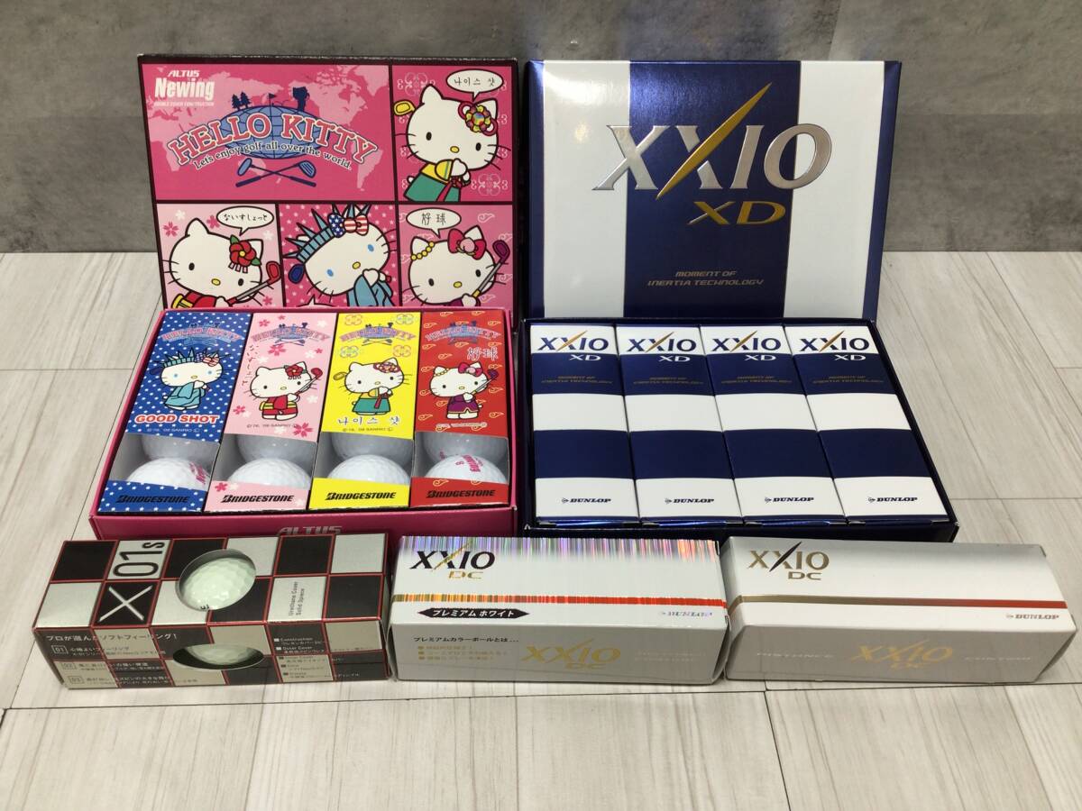 4556■ゴルフボール おまとめ 合計(jì)33個(gè) ゼクシオ ツアーステージ ブリヂストン ハローキティ XXIO ALTUS HELLO KITTY ※詳細(xì)不明