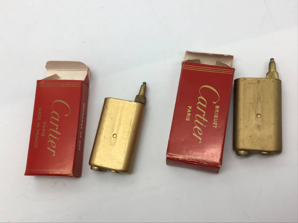 4324#Cartier/ Cartier зажигалка тигр be кольцо комплект газовая зажигалка газ камень ga Stan k принадлежности комплект текущее состояние товар 