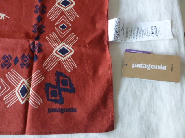 タグ付!! 未使用!! SP2019モデル patagonia バンダナ Bandana BANDANA ORGANIC COTTON patagonia パタゴニア PATAGONIA patagonia _画像3