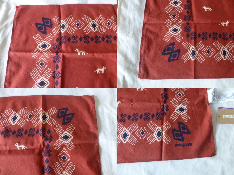 タグ付!! 未使用!! SP2019モデル patagonia バンダナ Bandana BANDANA ORGANIC COTTON patagonia パタゴニア PATAGONIA patagonia _画像4