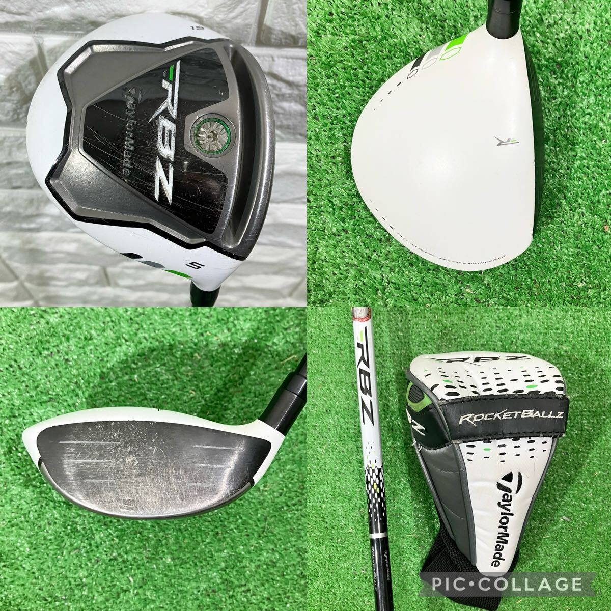 超豪華☆一點限り☆大人気白ヘッド☆テーラーメイド RBZ等 男性用 テーラーメイドセット アディダス制3點式キャディバッグ付