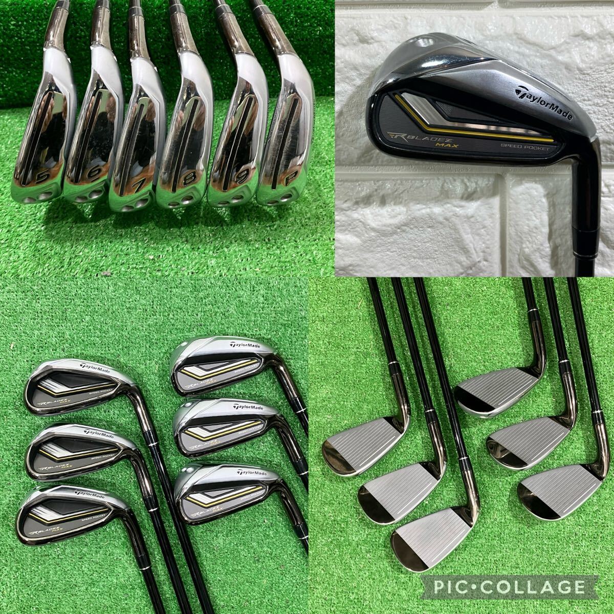 超豪華☆一點限り☆大人気白ヘッド☆テーラーメイド RBZ等 男性用 テーラーメイドセット アディダス制3點式キャディバッグ付