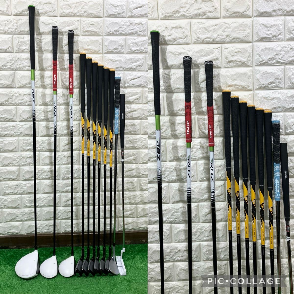 超豪華☆一點限り☆大人気白ヘッド☆テーラーメイド RBZ等 男性用 テーラーメイドセット アディダス制3點式キャディバッグ付