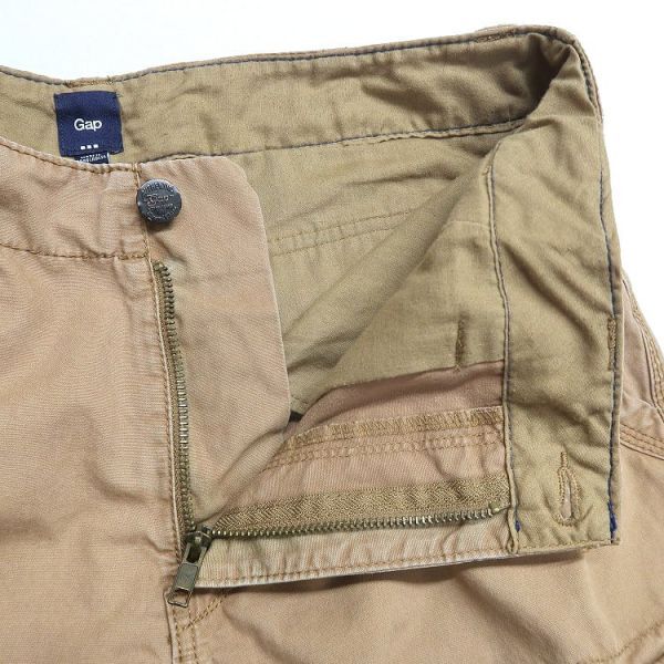 古著 GAP ギャップ カーゴショートパンツ ハーフパンツ ブラウン 表記：34　gd405987n w50522