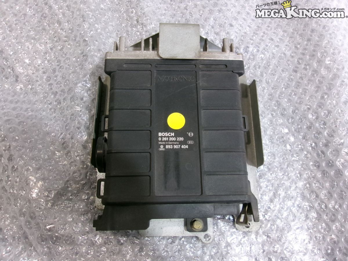 92-95年 アウディ B3 80 スポーツ 2.0E 純正 BOSCH ボッシュ エンジンコンピューター ECU CPU 0261200220 893907404 90 等 / 4KS6-1069_画像1