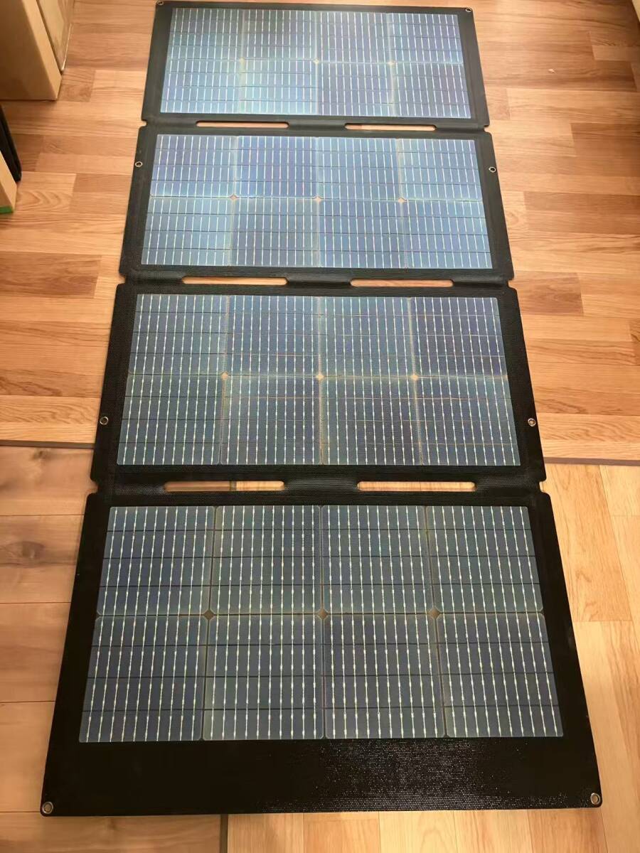 【美品】LVYUAN ソーラーパネル 220W 23.6V 折りたたみ式 両面受光型 ETFE 転換率23% MC4コネクタ ソーラーチャージャー QC3.0・PD45W TYPE_画像10