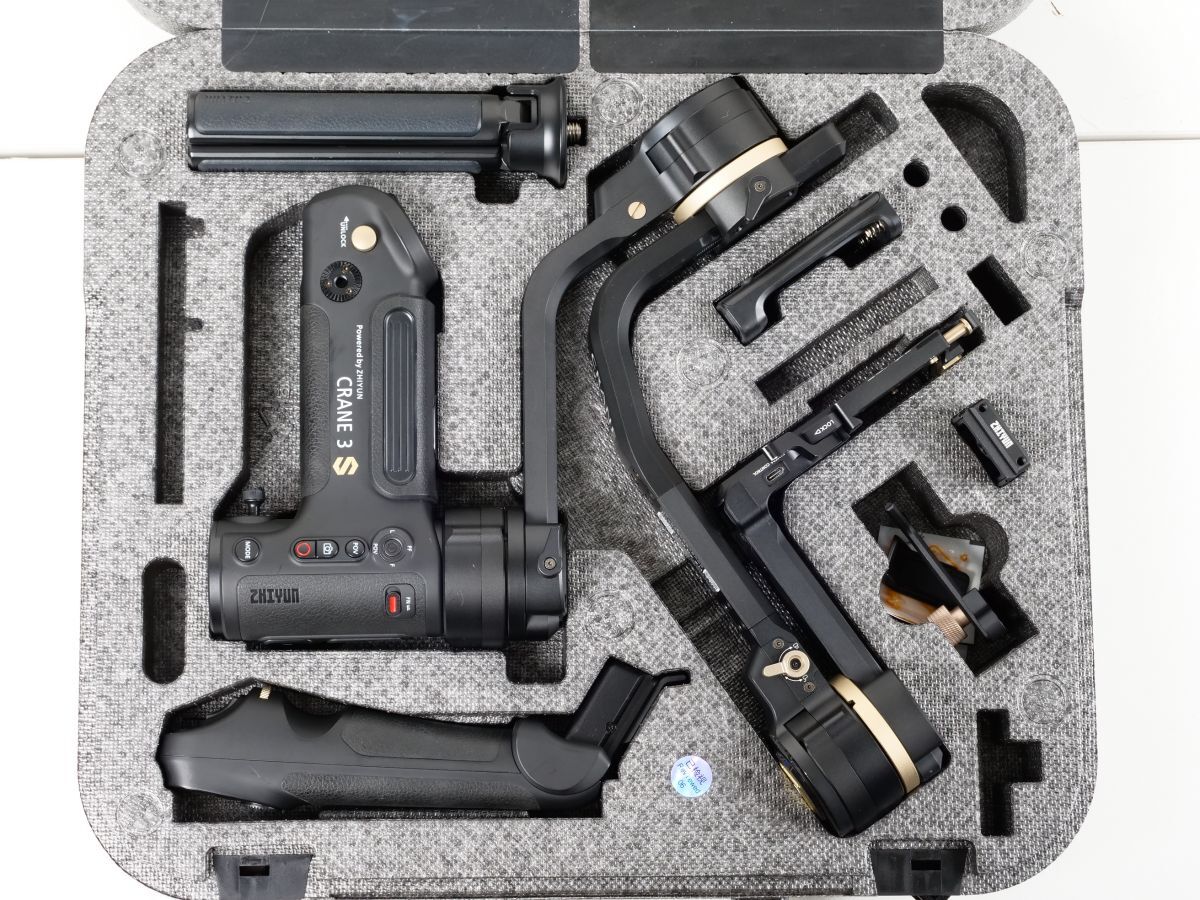 2268 ZHIYUN CR107 CRANE 3S ジンバル スタビライザー 3軸 元箱付き