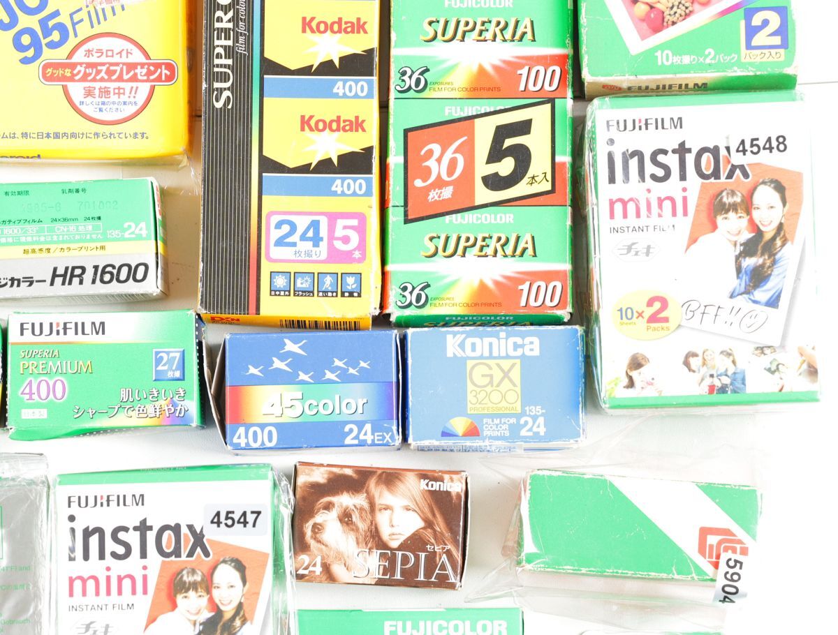 2263 FUJIFILM instaxmini 寫ルンです Konica Kodak 他 フィルム まとめ まとめて 大量セット