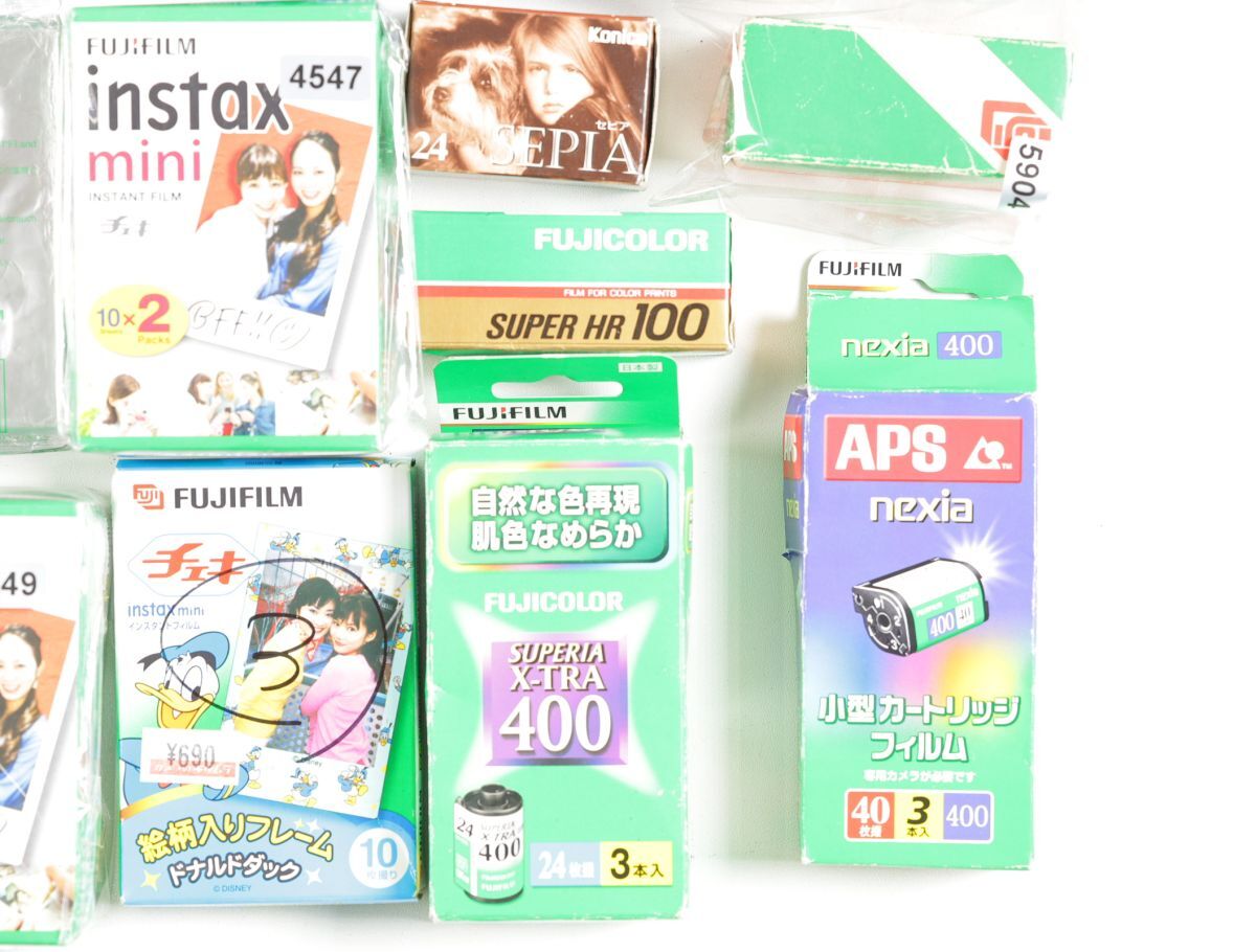 2263 FUJIFILM instaxmini 寫ルンです Konica Kodak 他 フィルム まとめ まとめて 大量セット