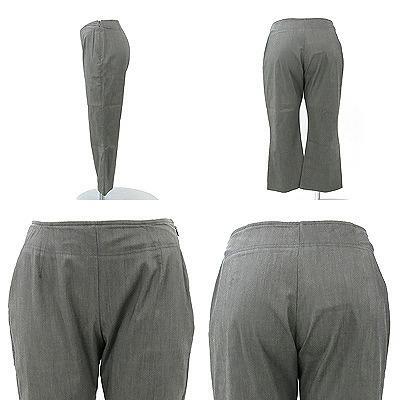 フォクシー ニューヨーク FOXEY グレー クロップド パンツ 38