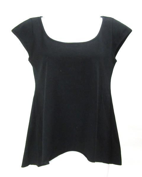  Foxey New York FOXEY чёрный трикотаж с коротким рукавом 40