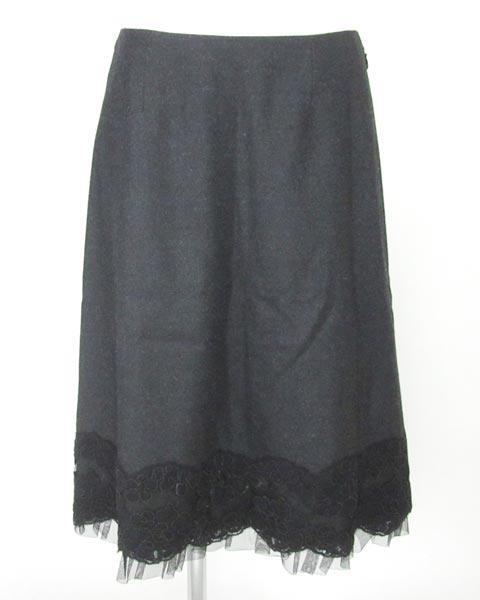 フォクシー FOXEY グレー スカート 40