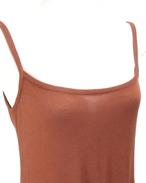 フォクシー FOXEY テラコッタ キャミ ニット チュニック 40