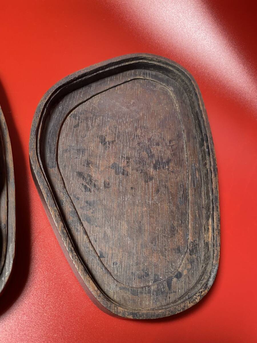 中国美術 唐硯 端渓 唐草彫刻 老杭 唐木箱 文房四宝 中国古玩