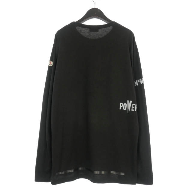 モンクレール MONCLER MAGLIA GIROCOLLO ロングスリーブTシャツ カットソー 長袖 XL ブラック 黒 E20918002950 V8096 國內(nèi)正規(guī) メンズ