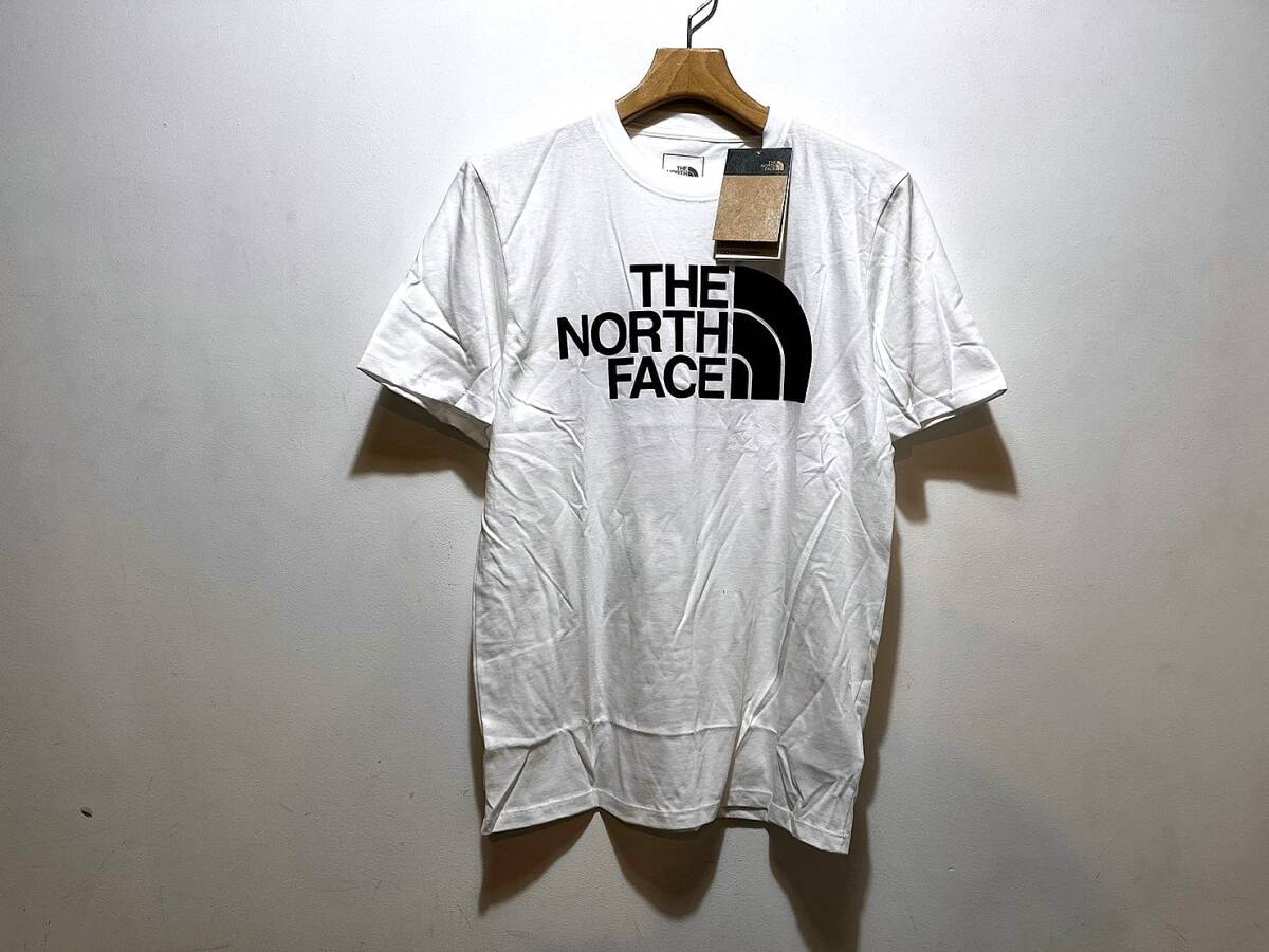 送料￥385 新品 正規(guī)品 USA限定 The North Face ノースフェイス 【US-XXL】 ハーフドームロゴプリント 半袖Tシャツ WHITE 白色