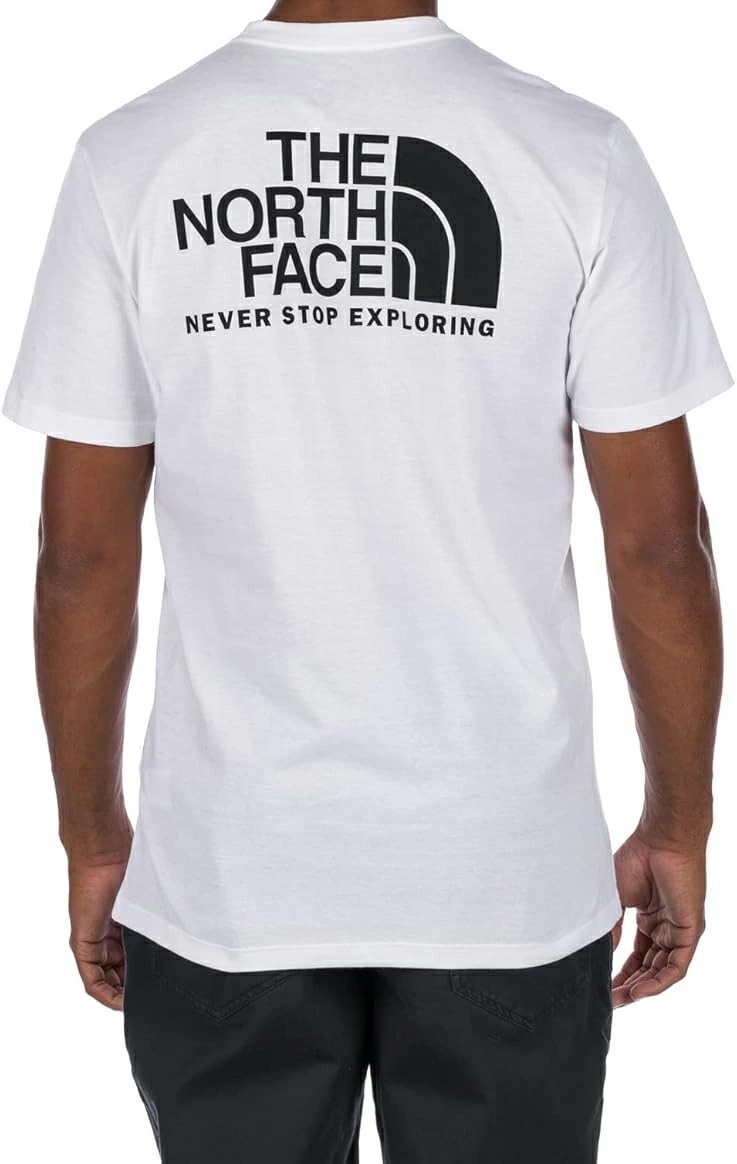 送料\385 新品 正規(guī)品 USA限定 The North Face ノースフェイス US-XL バックプリント ハーフドーム ロゴ 半袖Tシャツ 白色