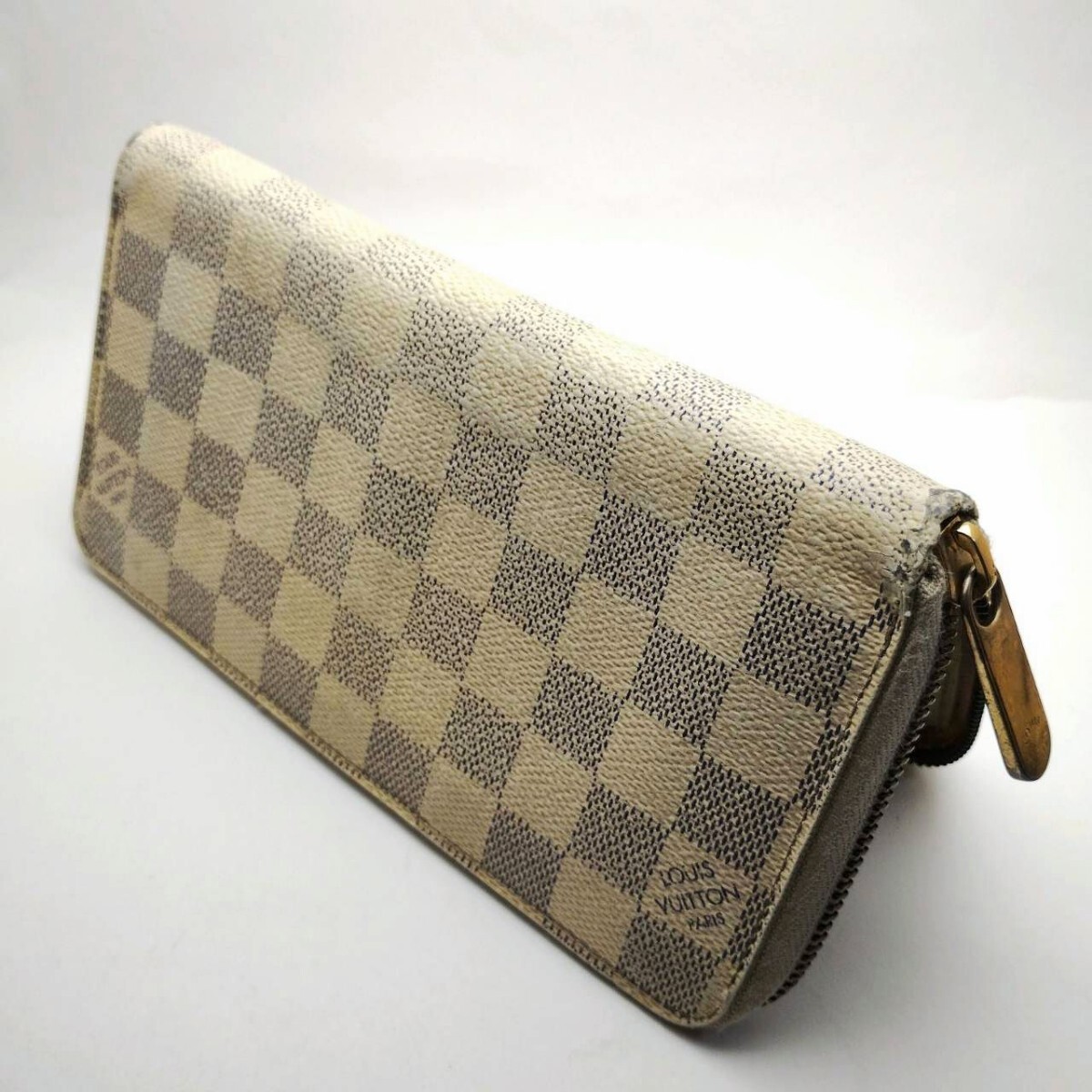 長財布　 ルイヴィトン　 財布　 ジッピーウォレット　LOUISVUITTON　 ダミエアズール　メモ▲A７