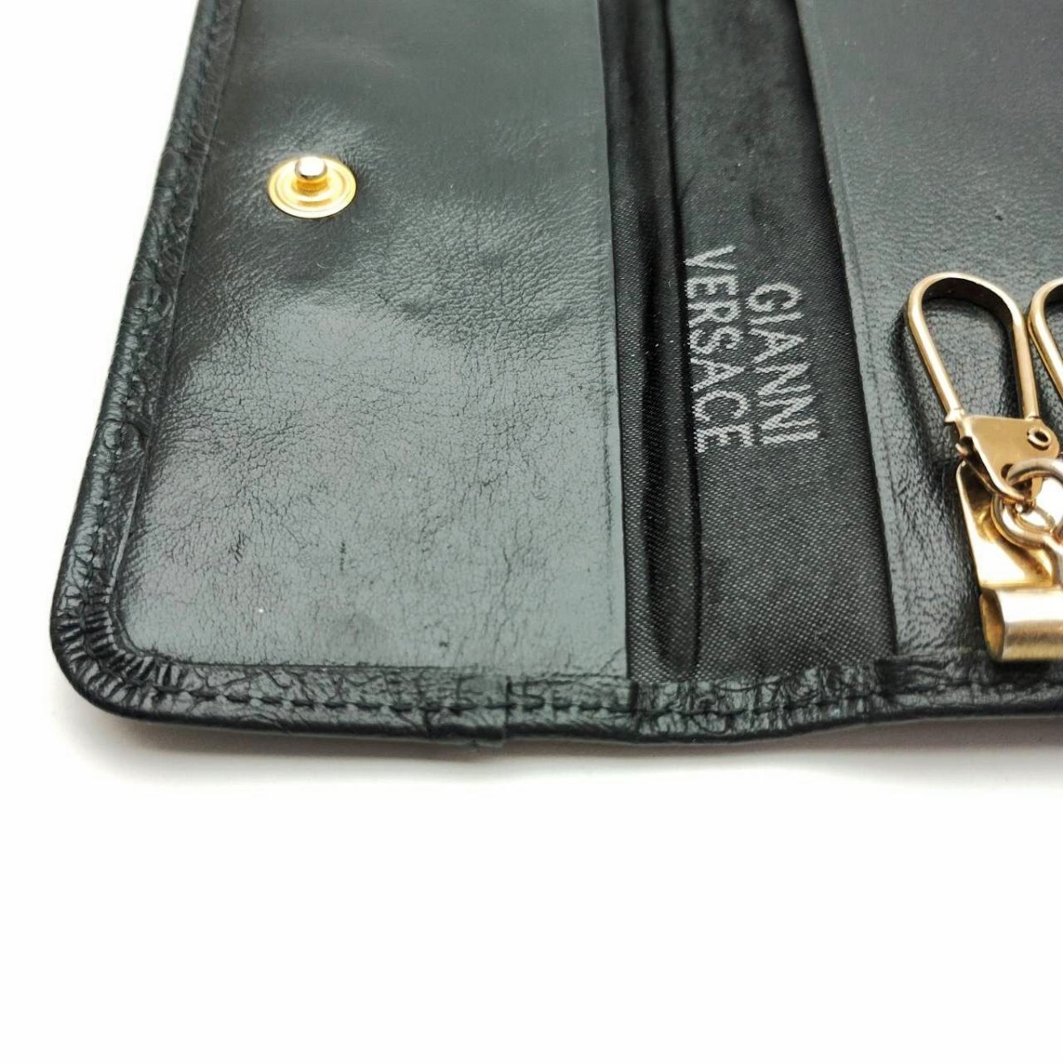ジャンニヴェルサーチェ6連キーケース VERSACE - GIANNI VERSACE ジャンニ ヴェルサーチ レザー