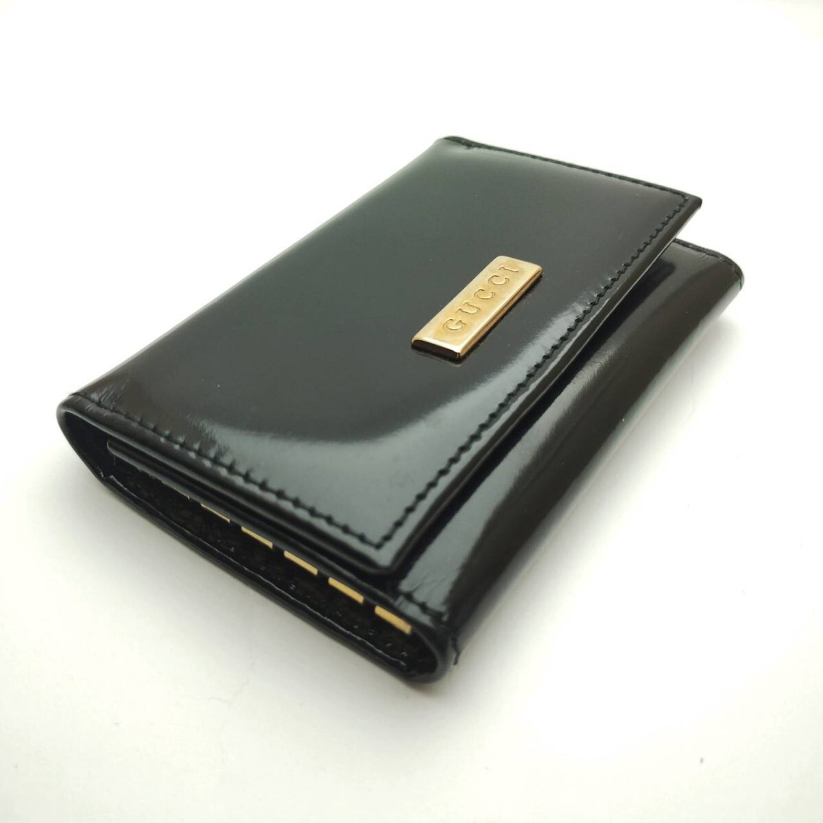 グッチ　６連　GUCCI　キーケース　カード付き　メモB2-74