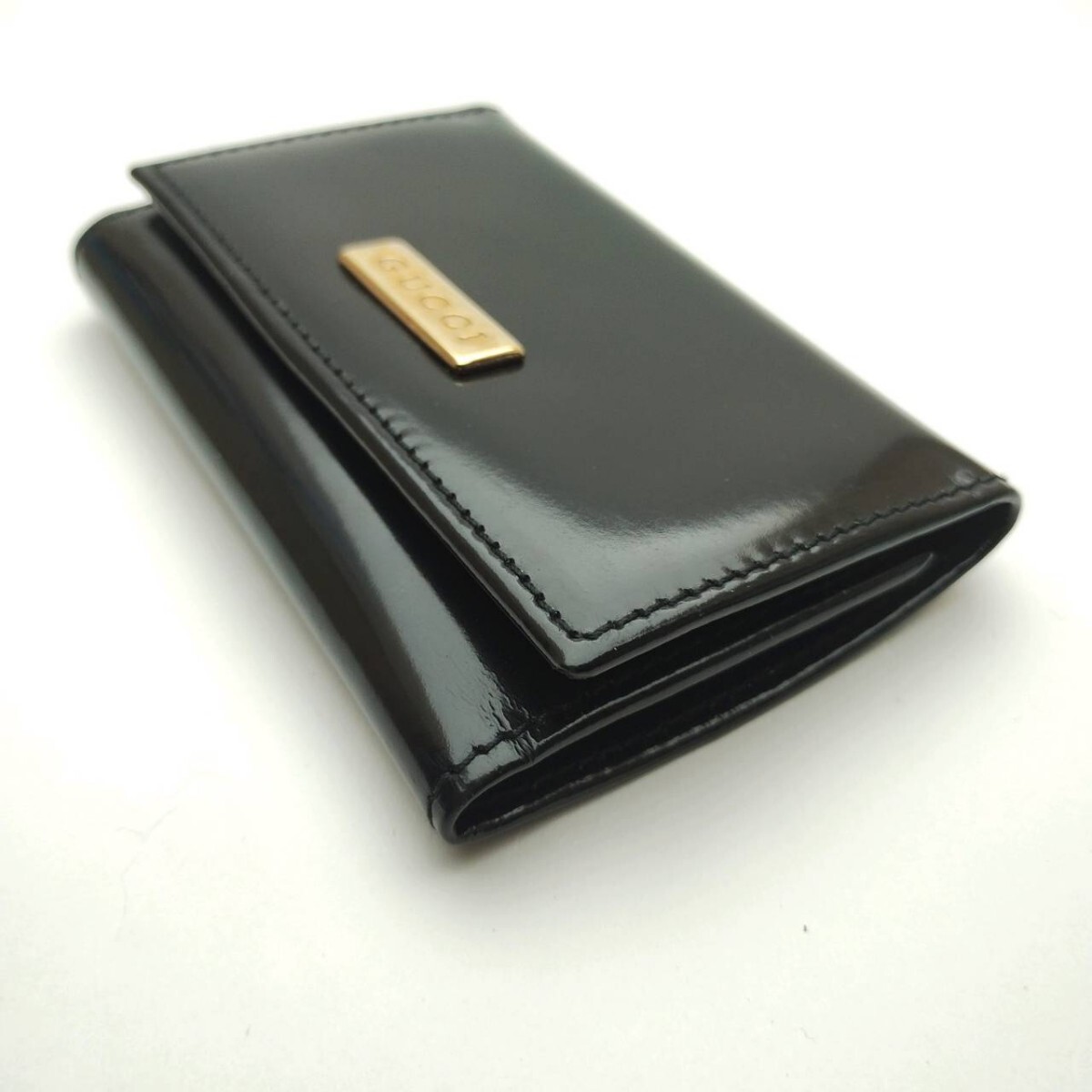 グッチ　６連　GUCCI　キーケース　カード付き　メモB2-74