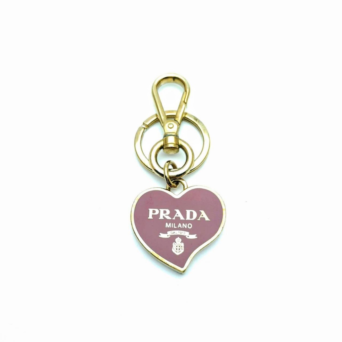 キーホルダー　 PRADA　 キーリング　 チャーム　 ハート　 プラダ　メモA12-121