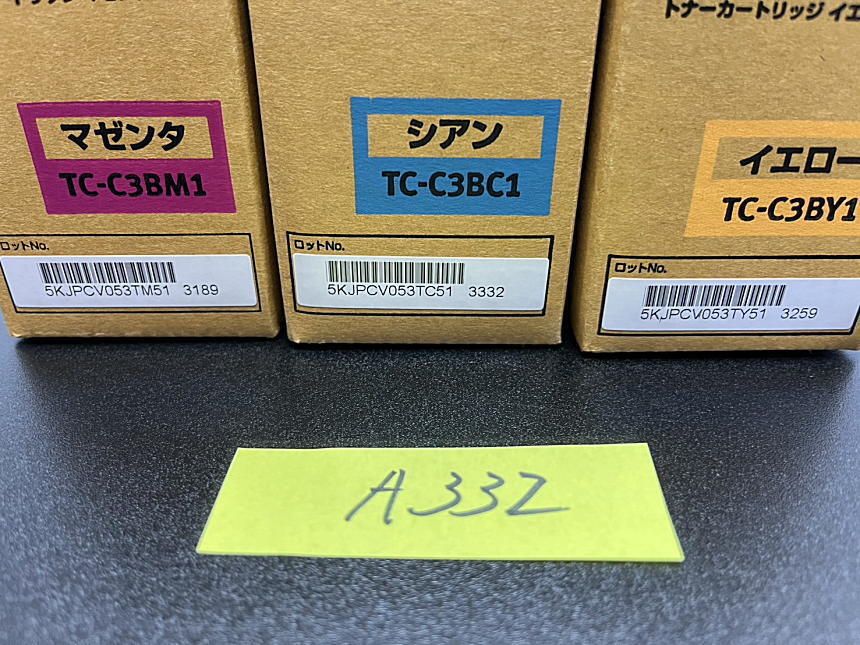 A-332【新品】沖電気工業 OKI トナーカートリッジ TC-C3BC1/TC A-332【新品】沖電気工業 OKI トナーカートリッジ TC-C3BC1/TC