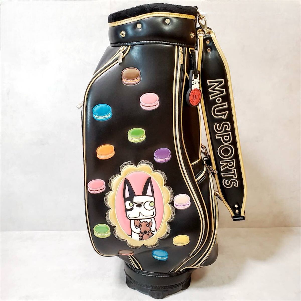 【美品】MU SPORTS ミエコ ウエサコ ゴルフ キャディバッグ クラブバッグ おすすめ 人気 かわいい レディース 